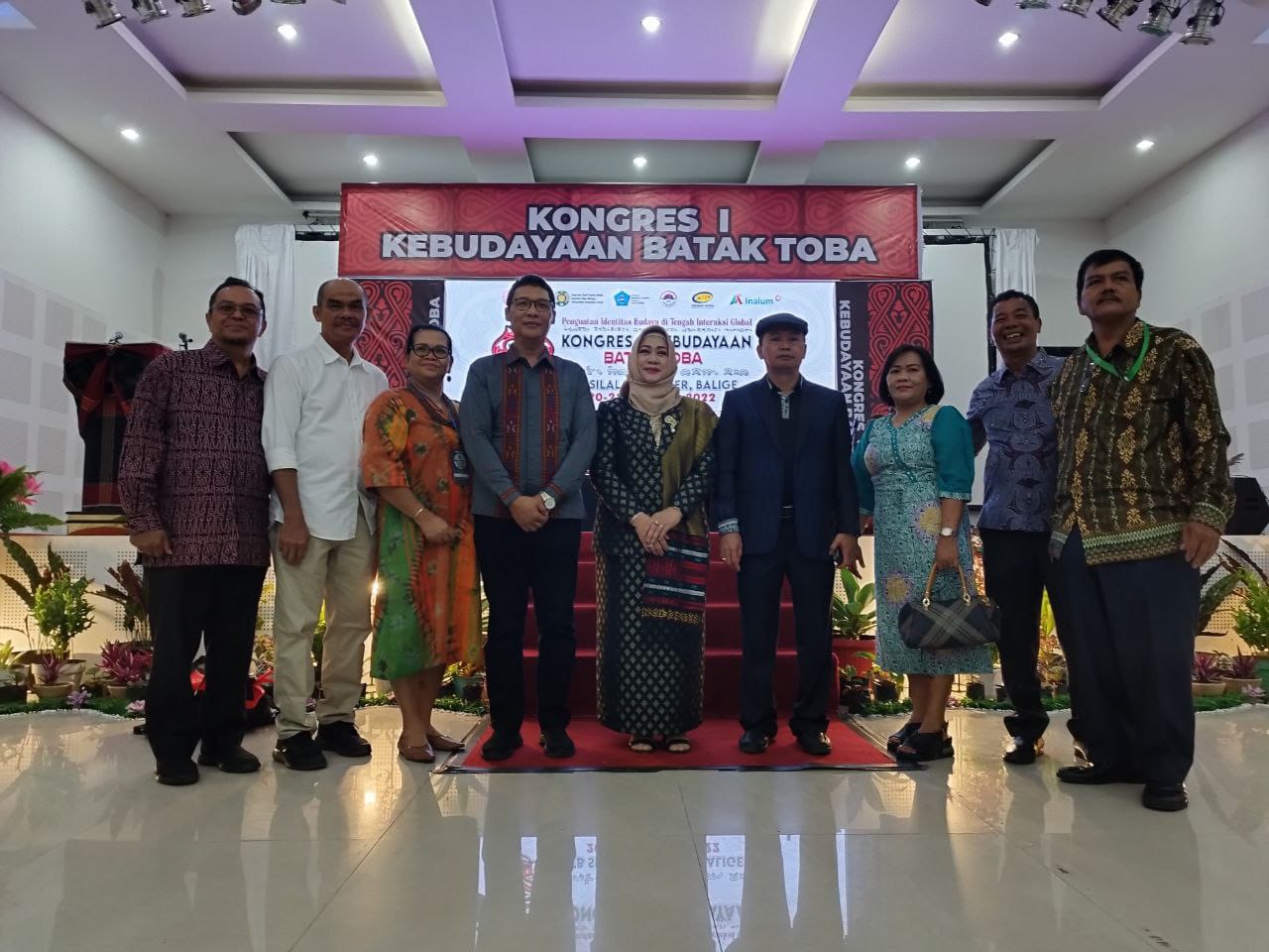 Kongres I Kebudayaan Batak Toba di Hadiri oleh Dekan dan Wakil Dekan III FIB